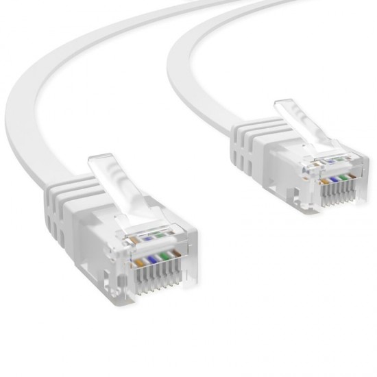 Yüksek Hızlı Yassı Cat 6 Ethernet Ağ kablosu 2 Metre