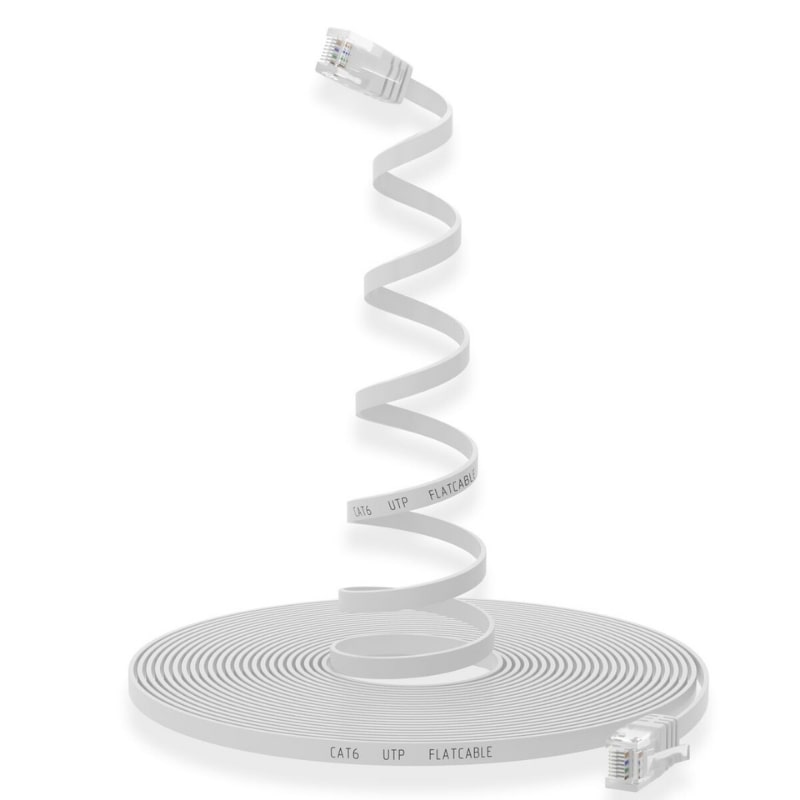 Yüksek Hızlı Yassı Cat 6 Ethernet Ağ kablosu 2 Metre