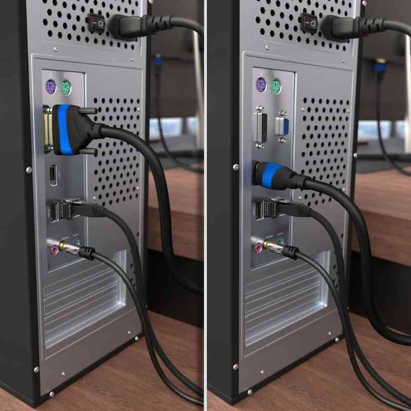 KabelDirekt HDMI-DVI çevirici dönüştürücü kablo 2 metre