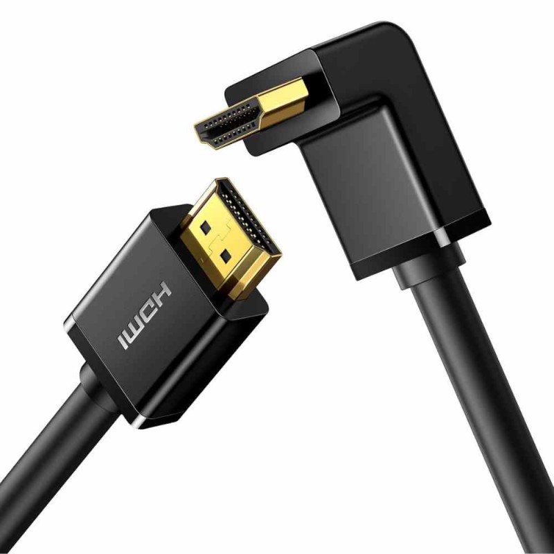 UGREEN HDMI kablosu 4K 90 derece açılı fiş 1 metre