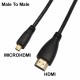 HDMI Erkek - Micro HDMI Erkek Kablo 1,5 Metre
