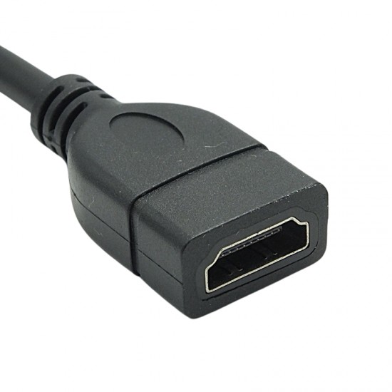 HDMI Uzatma Kablosu Erkek Dişi 25 cm