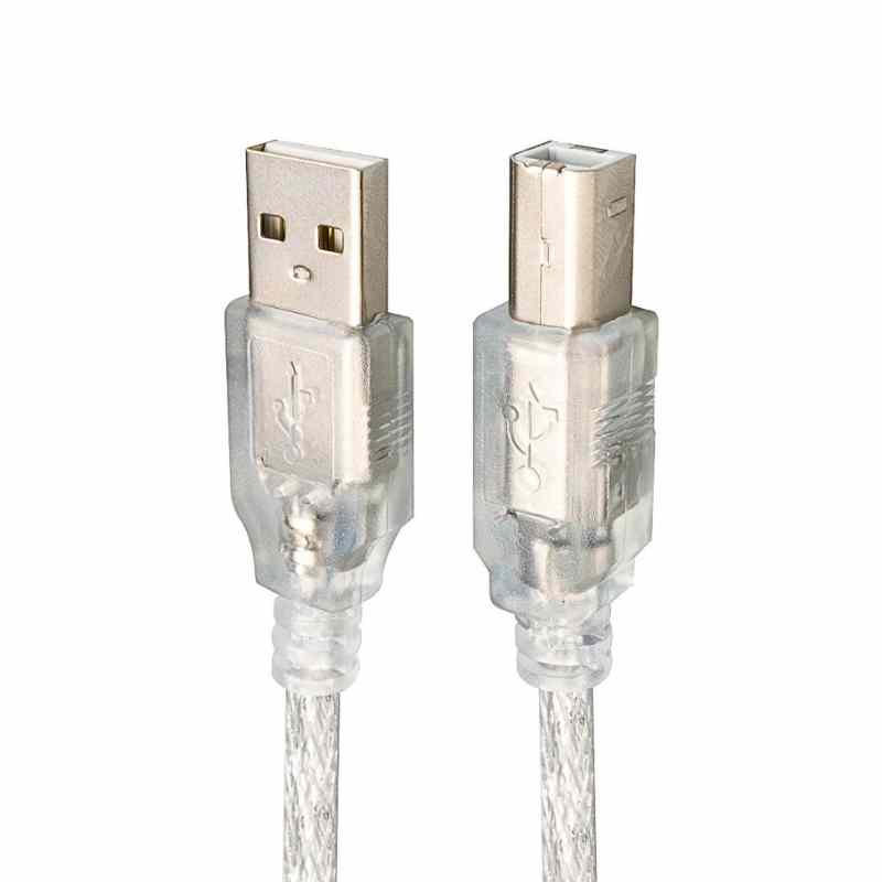 Şeffaf Usb 2.0 Yazıcı Kablosu 1.5 metre Şeffaf Usb 2.0 Yazıcı Kablosu 1.5 metre