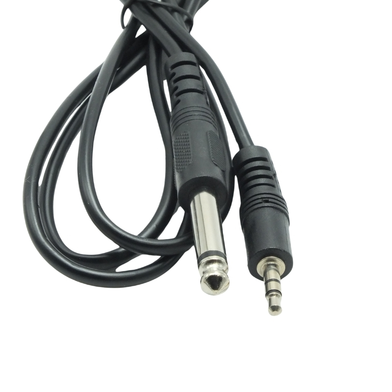 3.5 mm Stereo 6.5 mm Mono Çevirici Aux Ses Kablosu