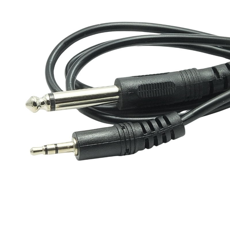 3.5 mm Stereo 6.5 mm Mono Çevirici Aux Ses Kablosu