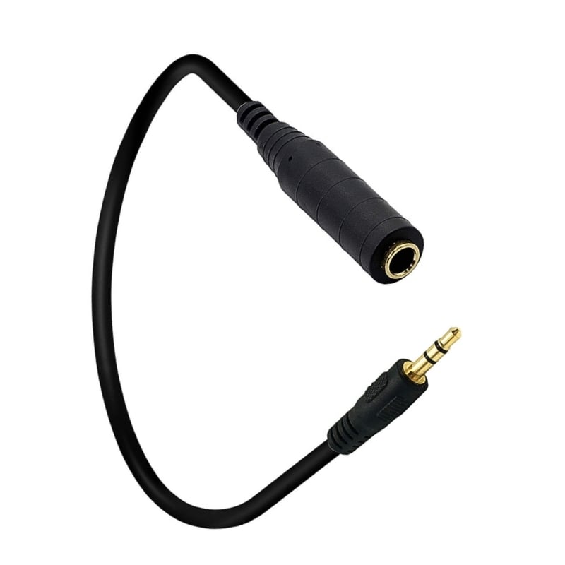 3.5mm Stereo Erkek-Dişi Kulaklık Uzatma Kablosu Adaptörü 25 cm