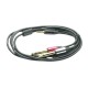 Magicvoice 3.5 Mm Aux Stereo Erkek - 2x 6.3 Mm Mono Erkek Kablo 1.5 Metre