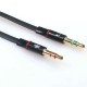 Mikrofon Kulaklık Ayırıcı Ses Kablosu Adaptörü 3,5 mm Y Ayırıcı 20 cm