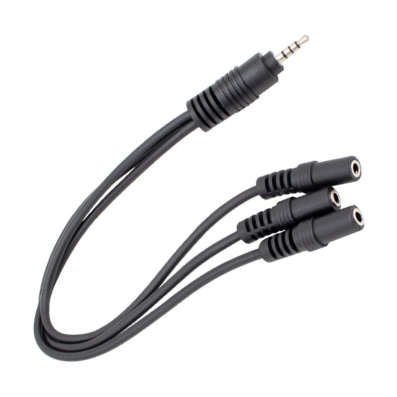 Ses Dağıtıcı Aux Kablo Stereo 3.5mm Erkek, 3 Stereo 3.5mm Dişi Ses Dağıtıcı Aux Kablo Stereo 3.5mm Erkek, 3 Stereo 3.5mm Dişi
