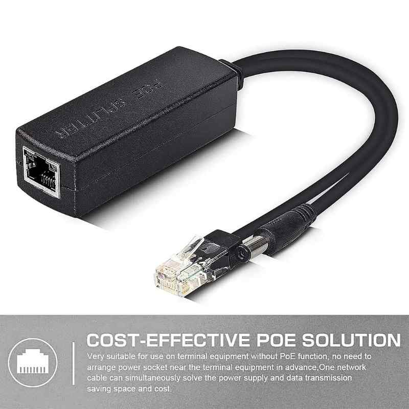 IP Kamera POE Kablosu Aktif Poe Splitter IP Kamera POE Kablosu Aktif Poe Splitter