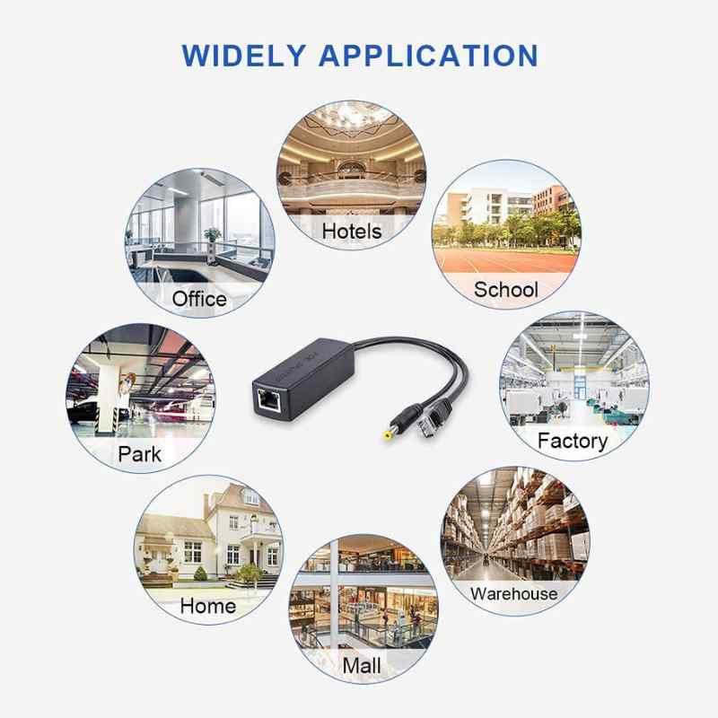 IP Kamera POE Kablosu Aktif Poe Splitter IP Kamera POE Kablosu Aktif Poe Splitter