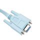 RJ45 Ethernet Rs232 DB9 COM Port seri Dişi Çevirici Konsol Kablosu 1.5 mt