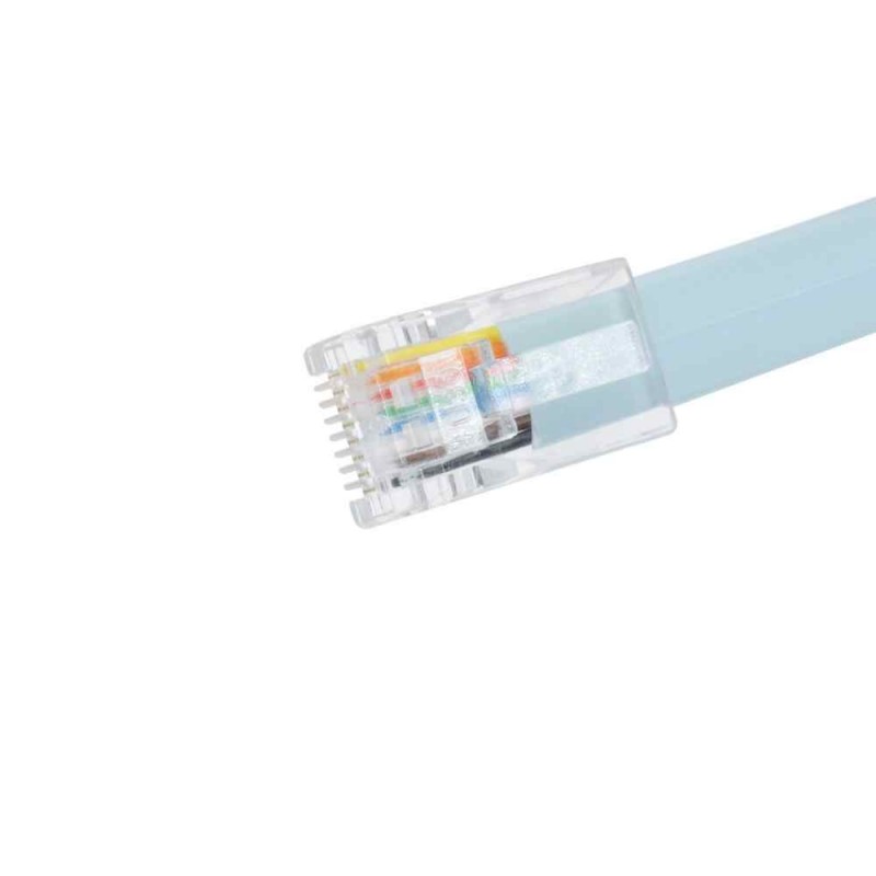 RJ45 Ethernet Rs232 DB9 COM Port seri Dişi Çevirici Konsol Kablosu 1.5 mt