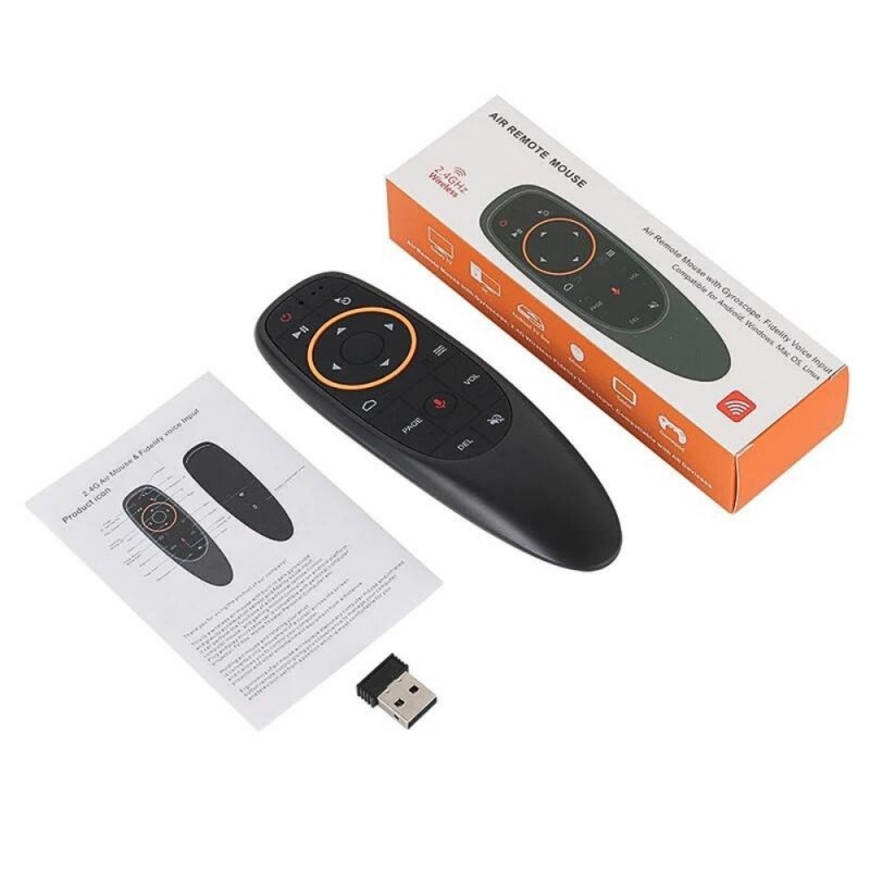 Android Tv Uyumlu 2.4 Ghz Ses Komutlu Wireless Air Mouse Uzaktan Kumanda