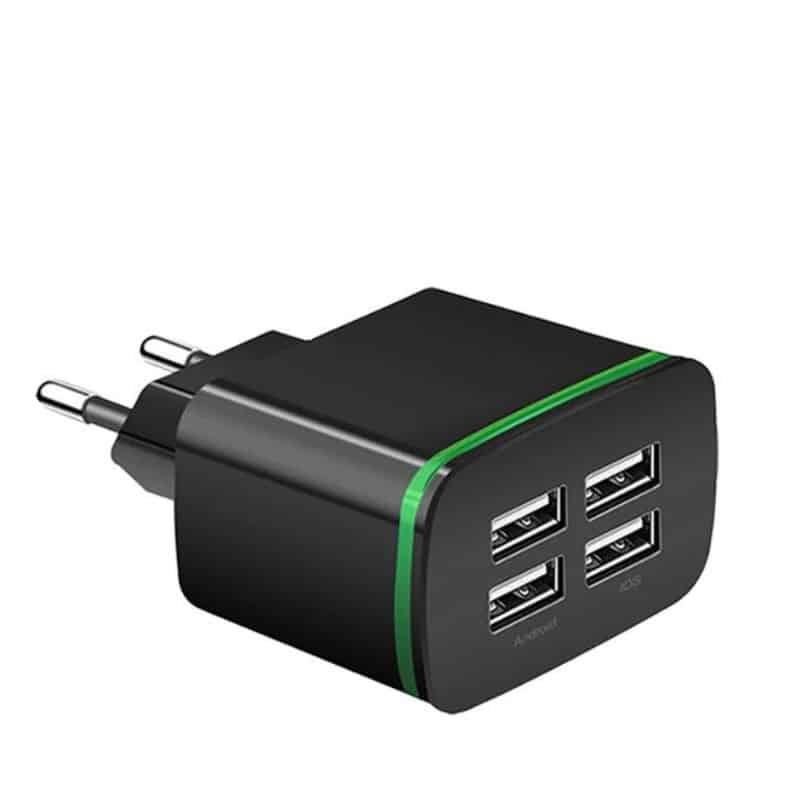 Telefon Duvar Şarj Cihazı adaptörü 5V 4A hızlı şarj 4 Port USB Hub Telefon Duvar Şarj Cihazı adaptörü 5V 4A hızlı şarj 4 Port USB Hub