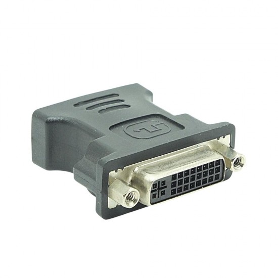 DVI VGA konnektör DVI-I dişi VGA erkek adaptörü dönüştürürücü